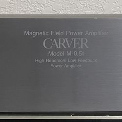 Carver M-0.5t Power Amplifier
