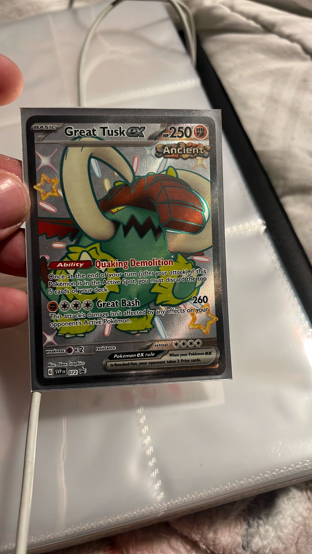 Pokemon Card Great Tusk Promo