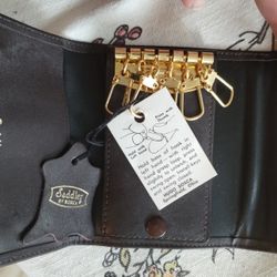 Vintage Men's Leather Key Wallet -Saddler