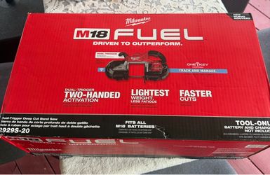 Milwaukee M18 FUEL 18V Lithium-Ion Brushless Cordless Deep Cut Dual Trigger Band Saw with ONE-KEY