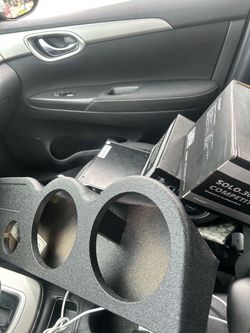 Speaker rack and 2 monster twiters