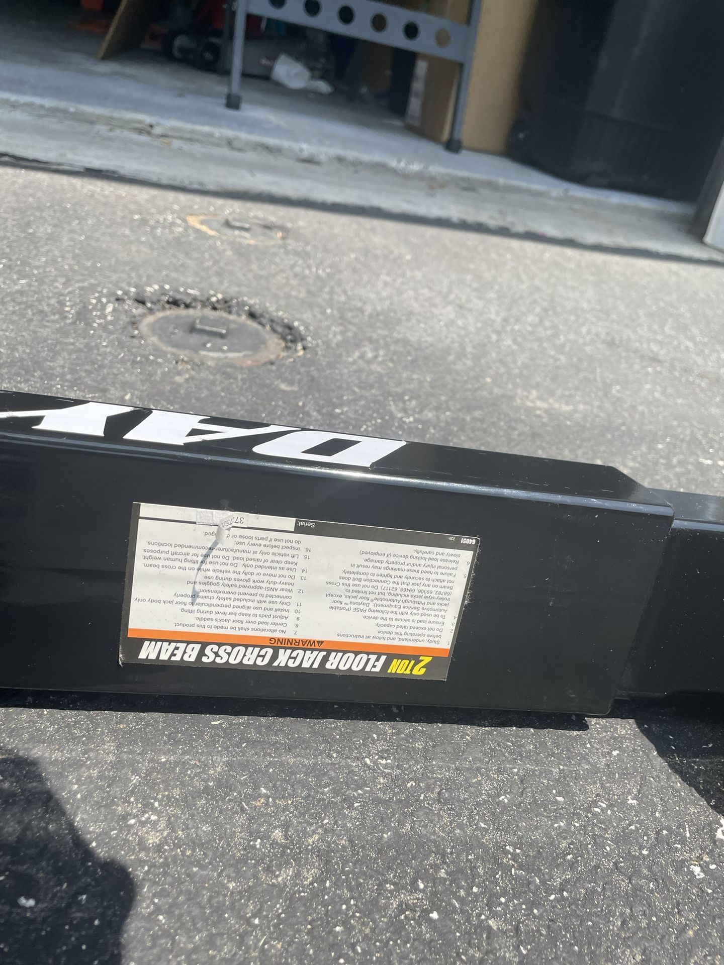 Daytona Car Cross Bar For Jack!