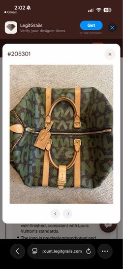 Louis Vuitton Monogram Graffiti Keepall Bag