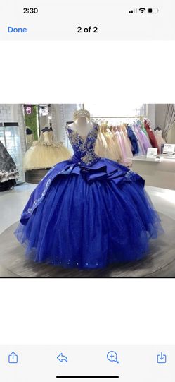Quinceañera Bundle..royal Blue And Gold