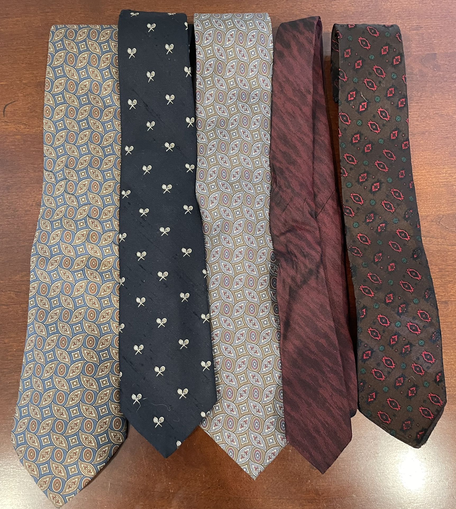 Lot of Vintage Neck Ties Lot 5D