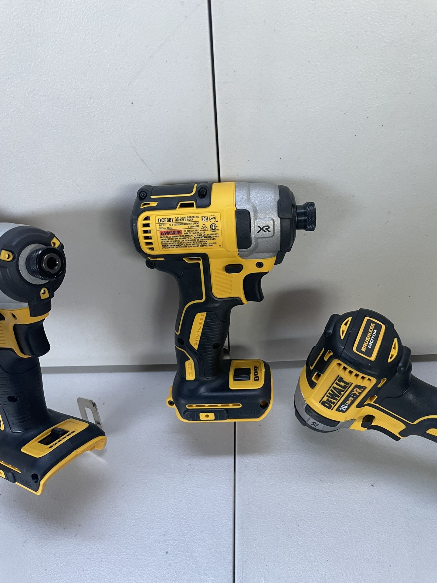 Dewalt 20v Max XR Impact Driver 1/4” DCF887 Brushless (TOOL ONLY)