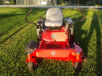 46" Cut Husqvarna zero turn mower runs cuts like it should 775 cash firm read full post before askin
