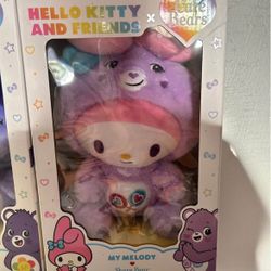 Hello kitty and friends x Care Bears My Melody 