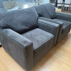 Two Ultra Comfortable Pottery Barn Chairs In Great Condition
