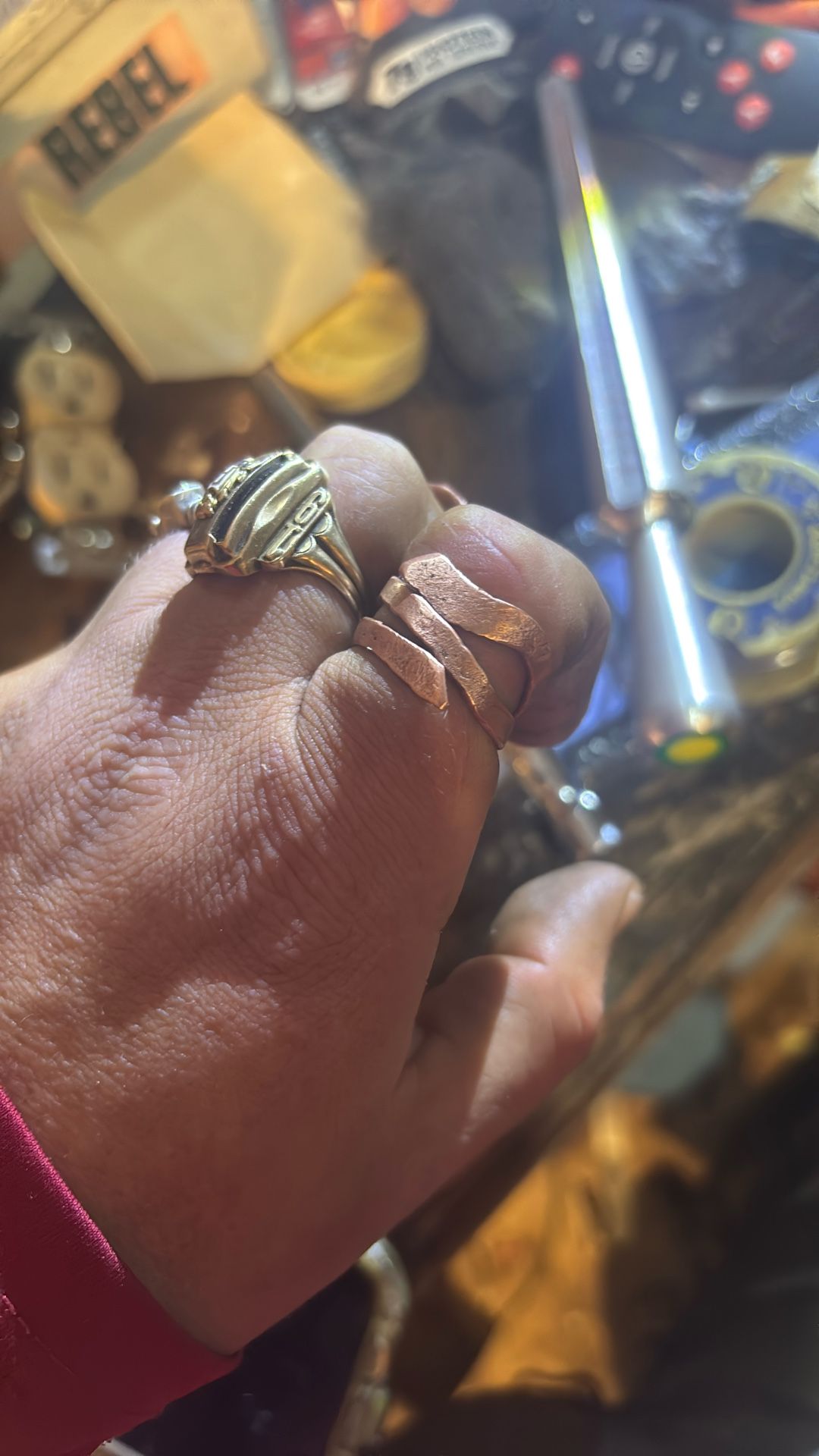 Size 10.5 Copper Ring With Some Style