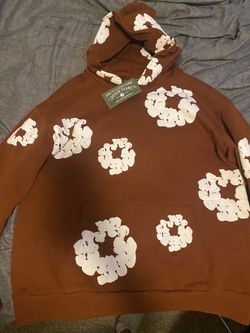 demin tears hoodie size M