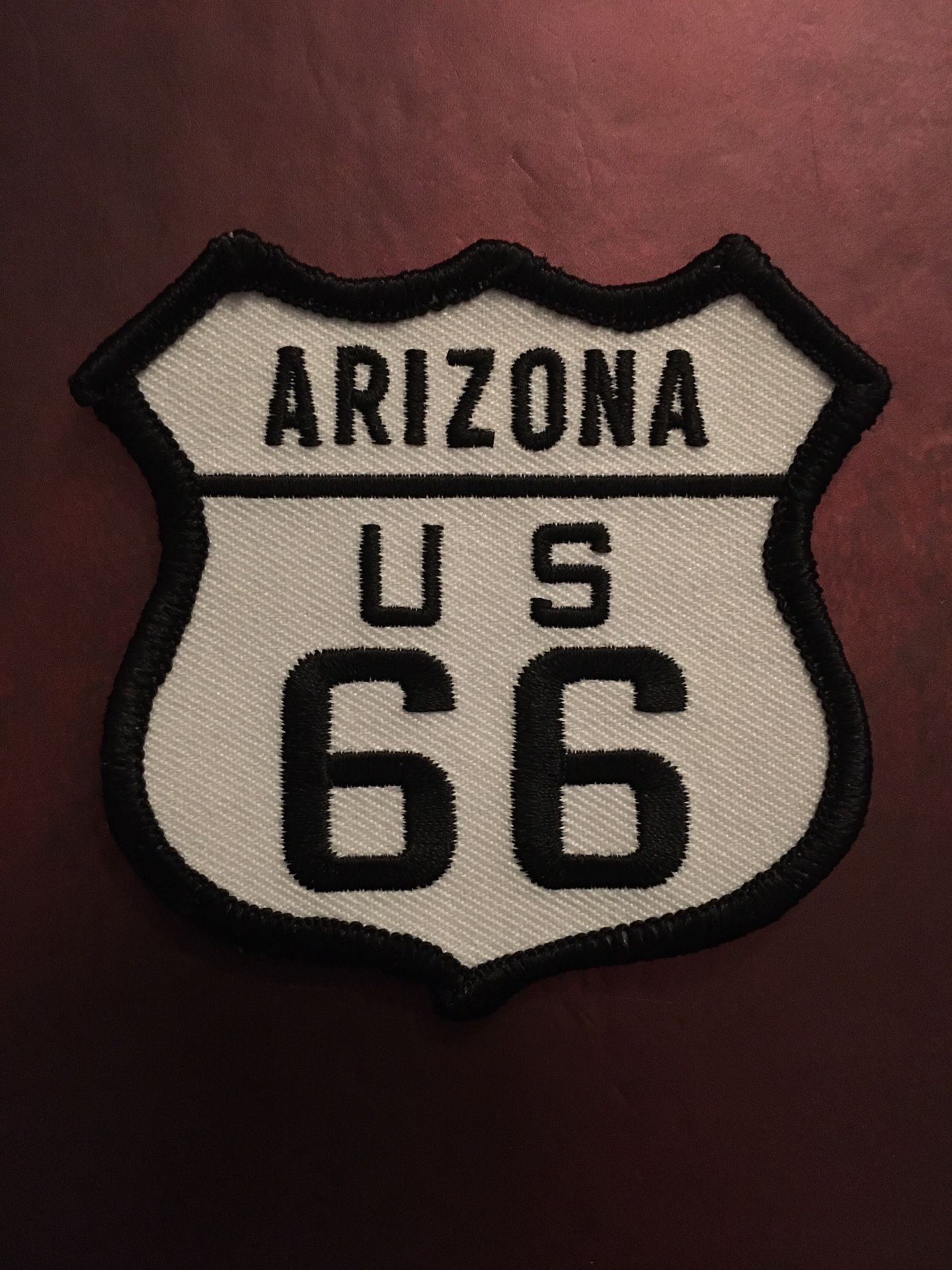 Arizona Route 66 Embroidered Souvenir Iron On Patch