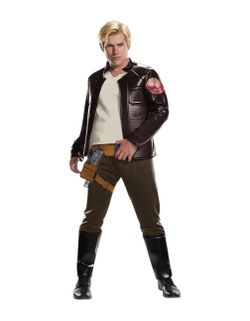 Star Wars Last Jedi Deluxe Poe Dameron Costume, XL