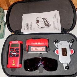 New - Craftsman Laser Trac  4-in-1 Laser Level & Laser Guided Measuring Tool Combo Kit