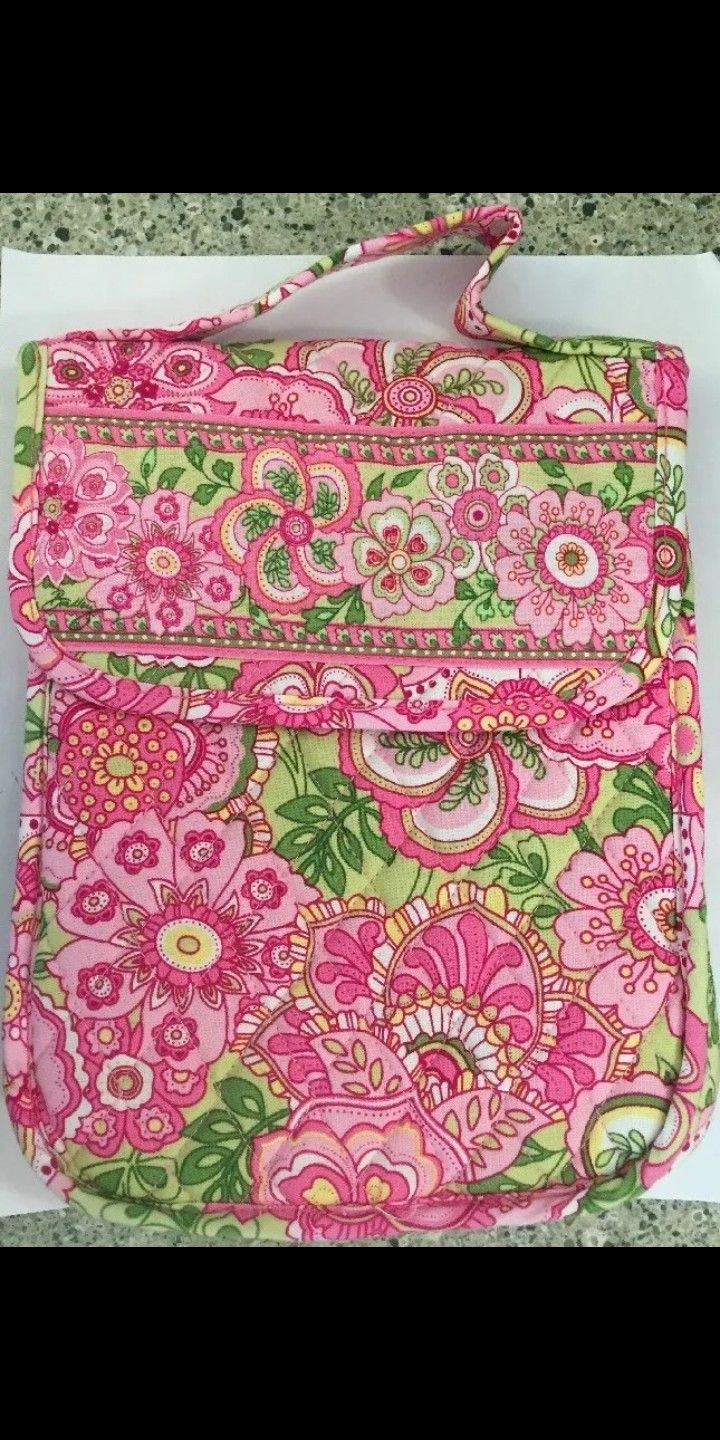 Vera Bradley Retired Petal Pink Out To Lunch Bag Excellent