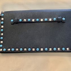 Pocket Book, New Never Worn Black, Turquoise, Plus  Studs, Stones, Compartments. 