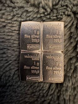 Valcambi Suisse 4x1g Fine Silver 999.0 CombiBar