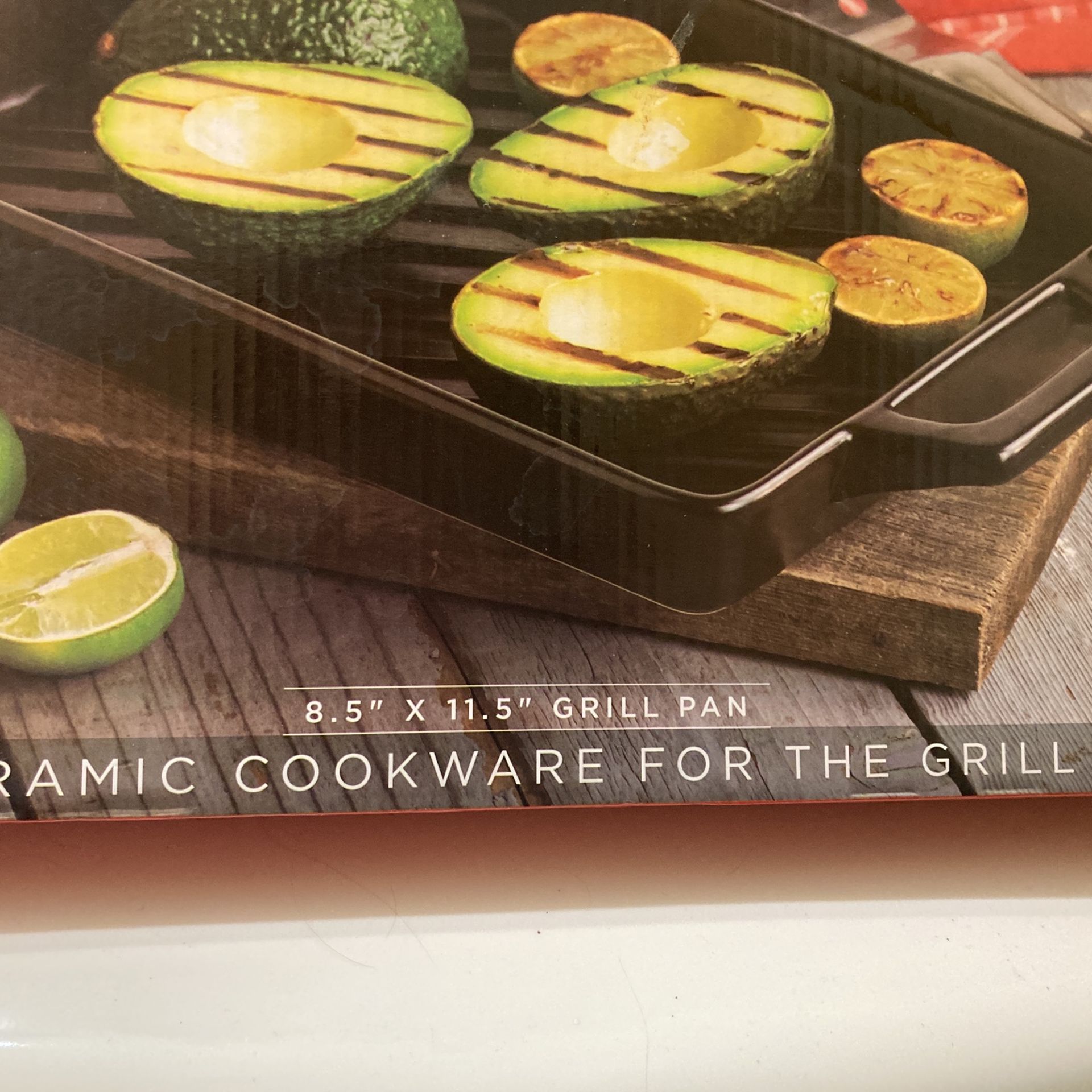 Perini ceramic cookware 8.5×11.5 inches grill pan
