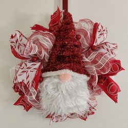Gnome Christmas Wreath 