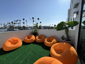 🌴 ULTIMATE TROPICAL PARTY BUNDLE 🌴 10 Chairs + 2 Palm Tree Coolers + Electric Pump 