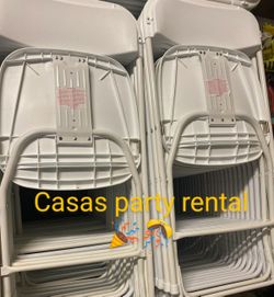 Tables, Chairs And Heaters