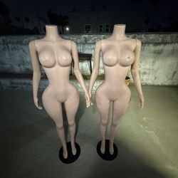 Female PLUS size curvy FULL body mannequin BBL, Brazilian, big butt fashion Disp