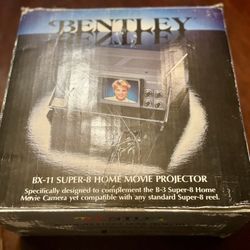 Vintage Bentley BX-11 Super 8 Home Movie Projector – New in Box Never Used
