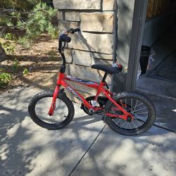 Red Kids Bike 6-10 yr old