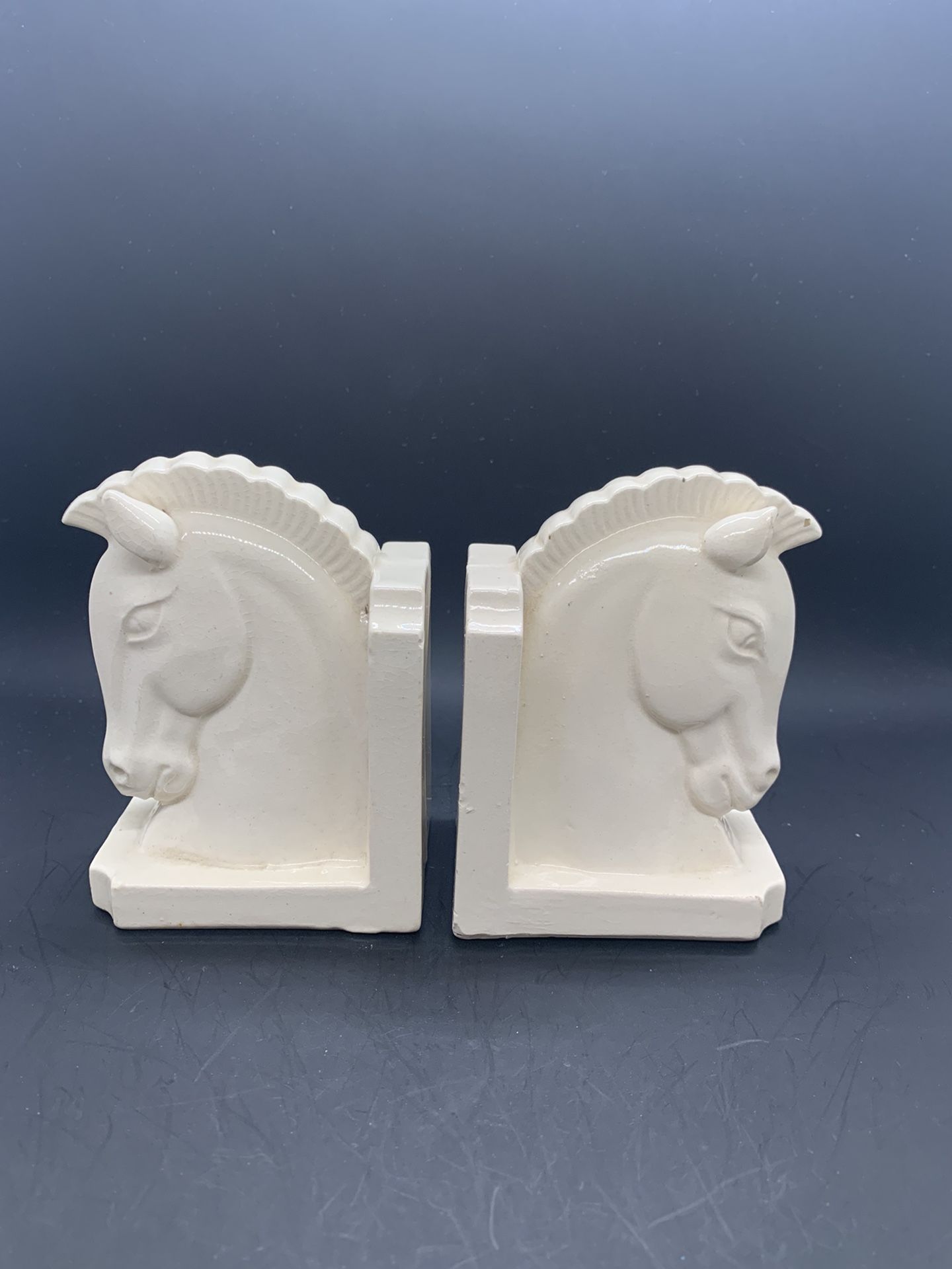 Vintage Horse Book Ends