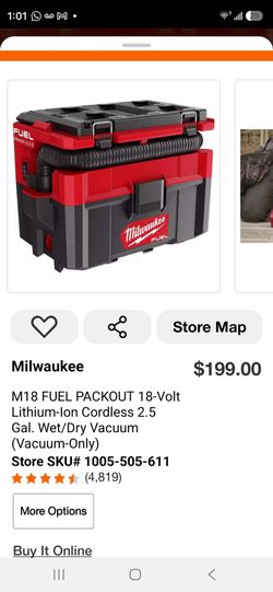 Milwaukee M18 FUEL PACKOUT Wet/Dry Vacuum