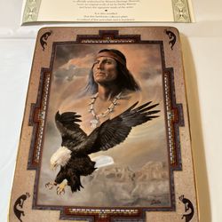 Heart Like An Eagle by Detha Watson The Franklin Mint Plate Collection With COA