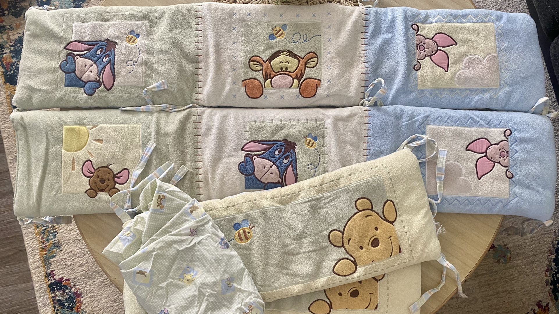 Winnie The Pooh Crib Bumper Set