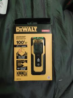 DeWalt Laser Distance Measure 100' Range (brand new)