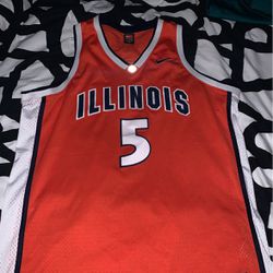 Illinois Nike Elite Authentic XXL basketball Jersey 