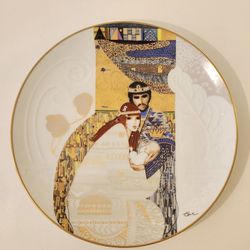 Vtg Edwin Knowles Collectible Plate Bathsheba & Solomon, Biblical Mothers Series