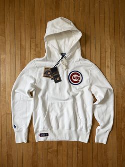 NWT Polo by Ralph Lauren × MLB Chicago Cubs Hoodie White Unisex Sz. S
