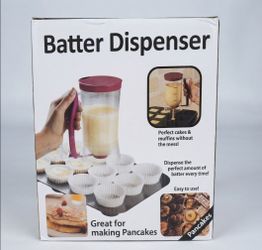 Batter Dispenser for Pancakes and Muffins