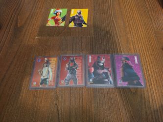 Panini Fortnite Trading Cards Lot of 6