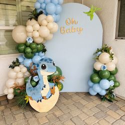 Baby Dino Backdrop