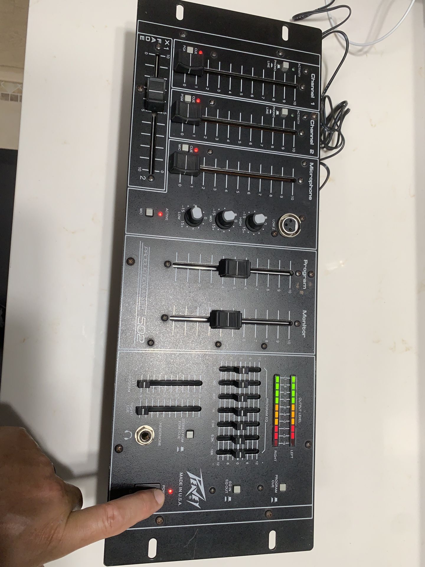 Peavey DJ Dee Jay Mixer PA Board