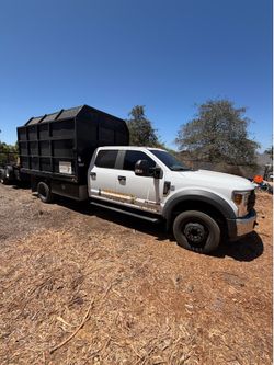 2018 f450 chipper dump truck