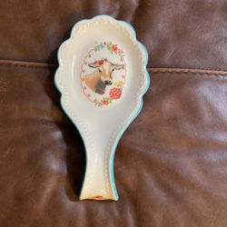 The Pioneer Woman, Decal Stoneware, Cow Spoon Rest. for Sale in Bellview,  FL - OfferUp