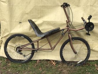 Homemade recumbent bike