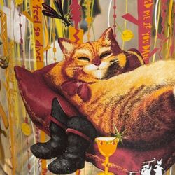 Puss In Boots & Gingy  Shrek Forever After  2010 McDonald's Glass Cup 