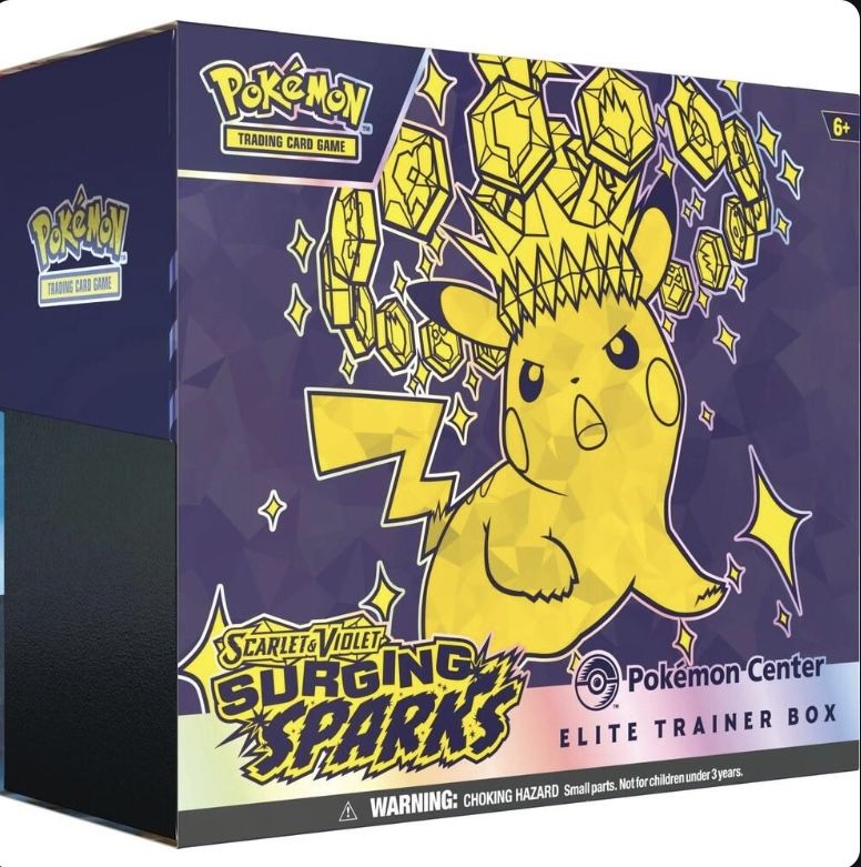 Surging Sparks Elite Trainer Box (Pokemon Center Exclusive)