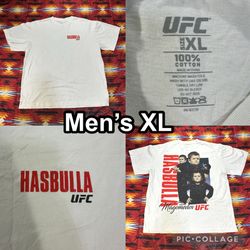 UFC Hasbulla Magomedov White T-Shirt Short Sleeve Men’s Size XL