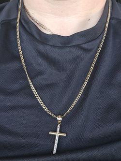 10k Gold Chain With Or Without Cross