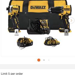 DEWALT ATOMIC 20V MAX Lithium-Ion Cordless 2-Tool Combo Kit