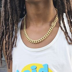 I Deliver I Ship 14k Gold Plated Chain 