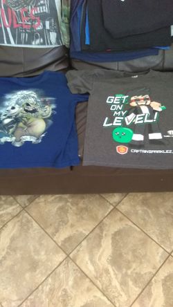 Shirts toddlers, size S/M fits size 6-7 years
